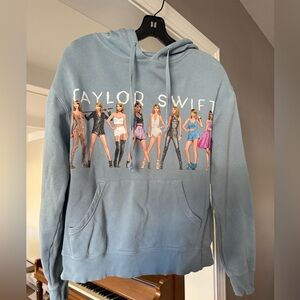 Taylor Swift Official 1989 TV Graphic Blue Hoodie